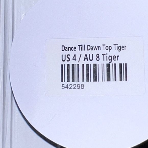 NWT PRINCESS POLLY Dance Until Dawn Tiger Print Crop Top Halter Chain Strap Sz 4 - Picture 10 of 11